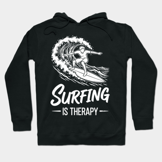 Sufing Is Therapy Hoodie by enrynz