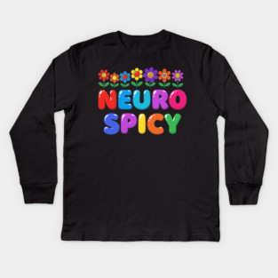 Neuro Spicy Kids Long Sleeve T-Shirt