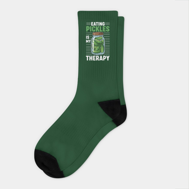 Pickle Lover's Therapy Socks by enrynz