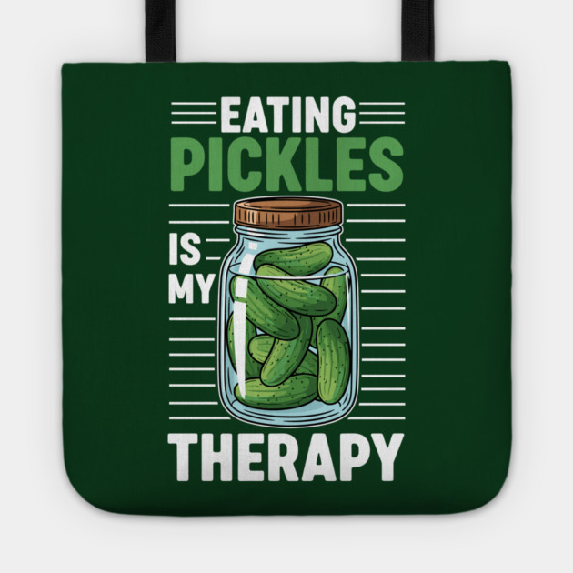 Pickle Lover's Therapy Tote by enrynz