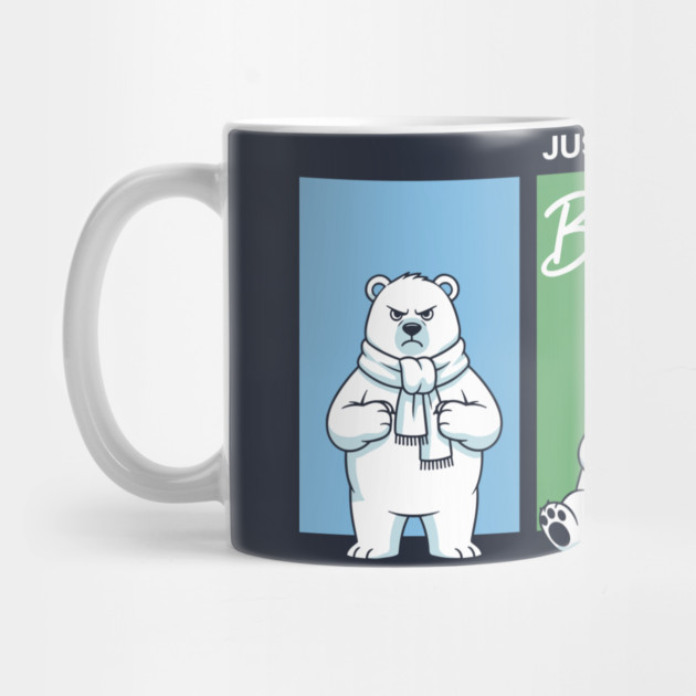 Funny Bipolar Awareness Polar Bear by enrynz