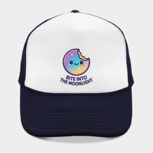Bite Into the Moonlight – Cosmo Bites Kawaii Galaxy Moon Cookie Design Hat