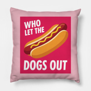 Funny Hot Dog Pillow