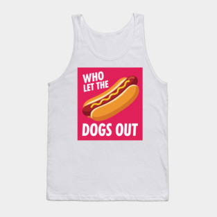 Funny Hot Dog Tank Top