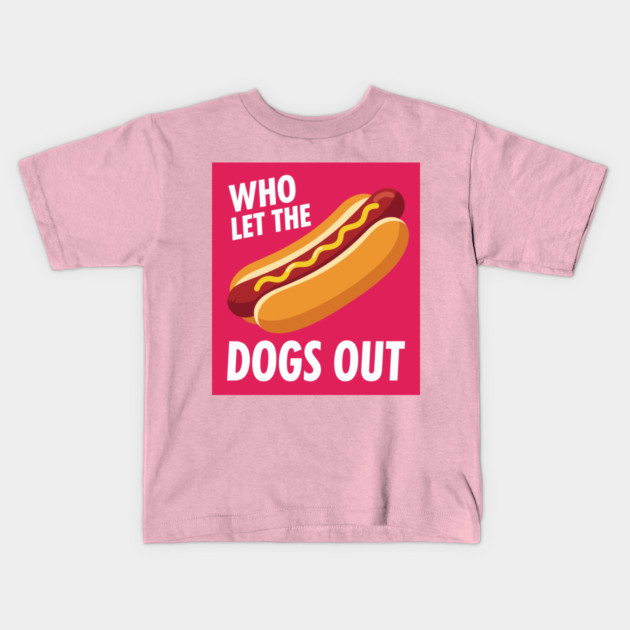 Funny Hot Dog Kids T-Shirt by enrynz