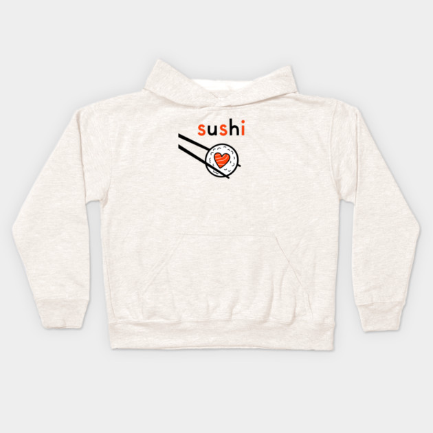 Sushi Love Kids Hoodie by enrynz