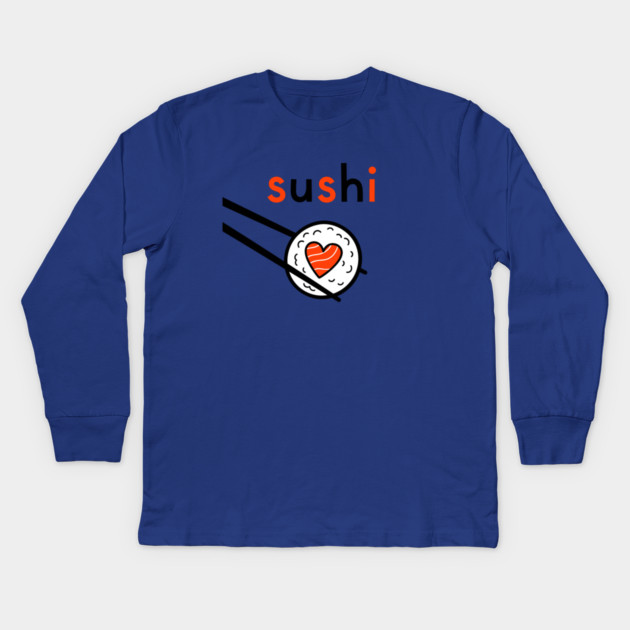 Sushi Love Kids Long Sleeve T-Shirt by enrynz