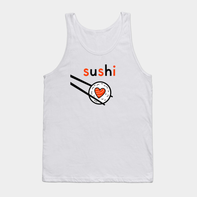 Sushi Love Tank Top by enrynz