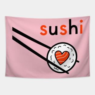 Sushi Love Tapestry