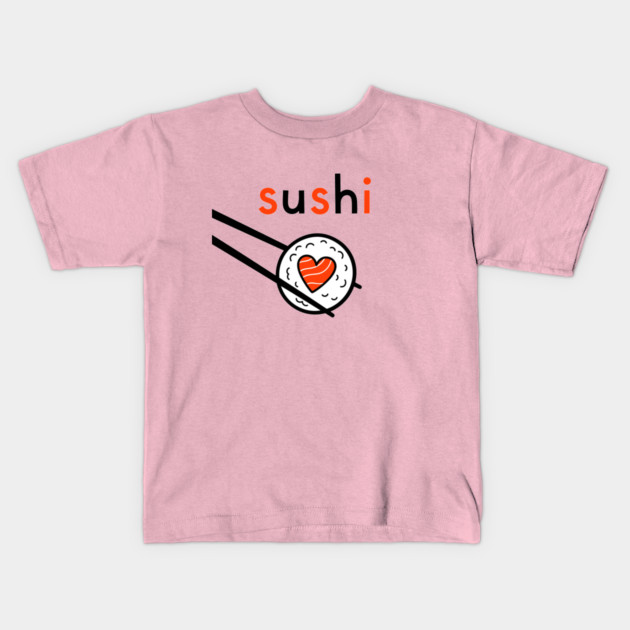 Sushi Love Kids T-Shirt by enrynz