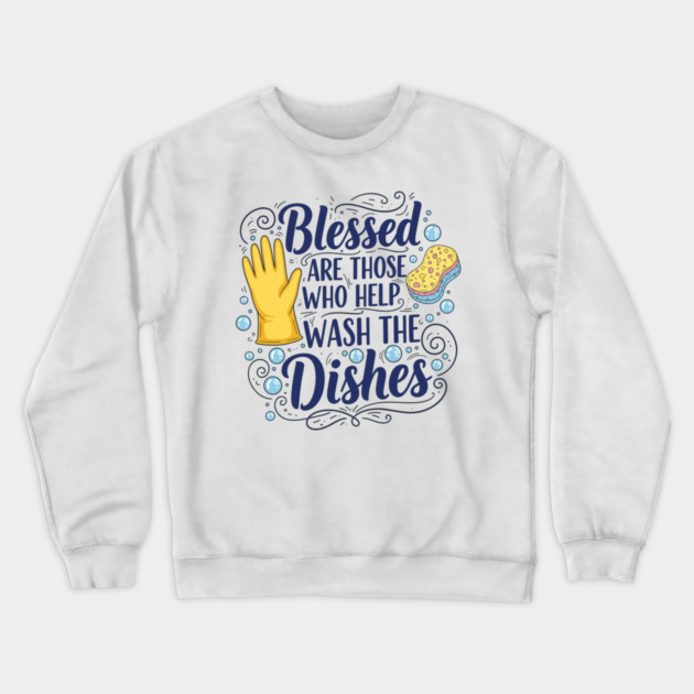 Funny Dishwasher Crewneck Sweatshirt by enrynz