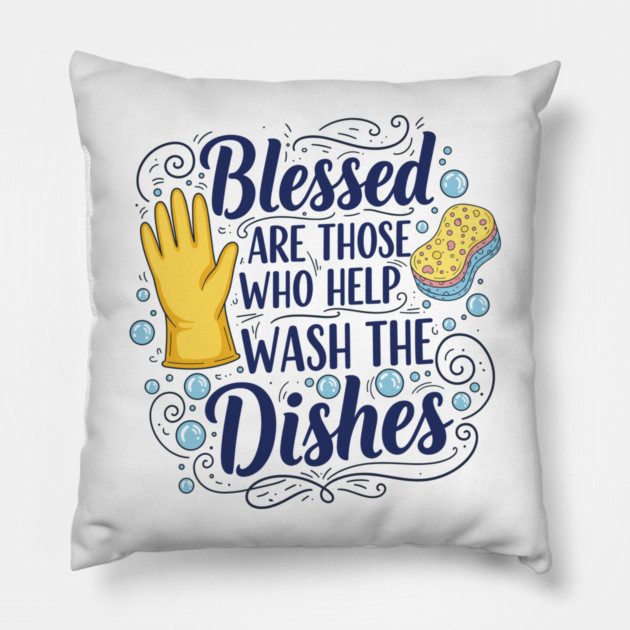 Funny Dishwasher Pillow by enrynz