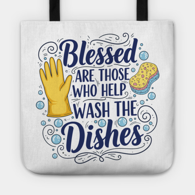 Funny Dishwasher Tote by enrynz