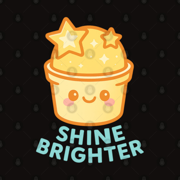 Shine Brighter – Cosmo Bites Kawaii Star Scoop Dessert Design by Anne Lee