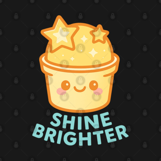 Shine Brighter – Cosmo Bites Kawaii Star Scoop Dessert Design by Anne Lee