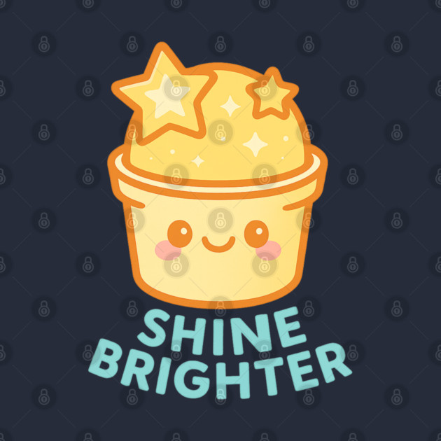Shine Brighter – Cosmo Bites Kawaii Star Scoop Dessert Design by Anne Lee