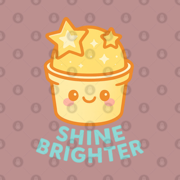 Shine Brighter – Cosmo Bites Kawaii Star Scoop Dessert Design by Anne Lee