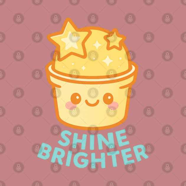 Shine Brighter – Cosmo Bites Kawaii Star Scoop Dessert Design by Anne Lee