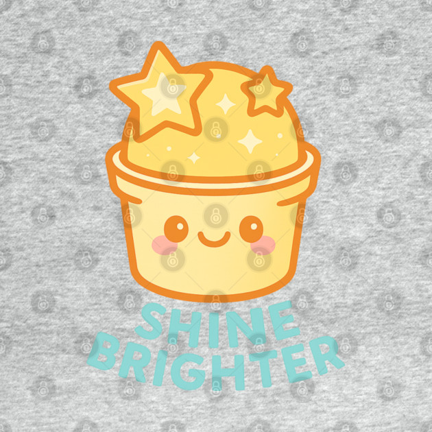 Shine Brighter – Cosmo Bites Kawaii Star Scoop Dessert Design by Anne Lee