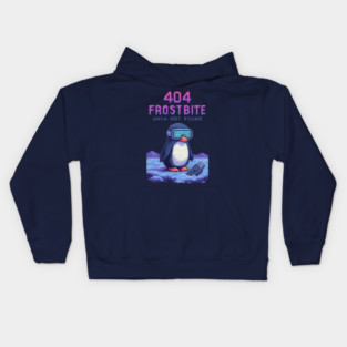 404 Frostbite: Data Not Found Kids Hoodie