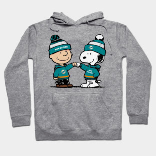 Miami-Dolphins-Snoopy Hoodie