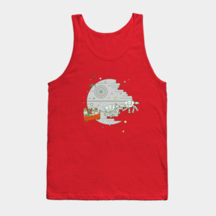 Star Wars AT-AT Christmas Sleigh Tank Top