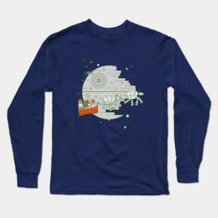 Star Wars AT-AT Christmas Sleigh Long Sleeve T-Shirt