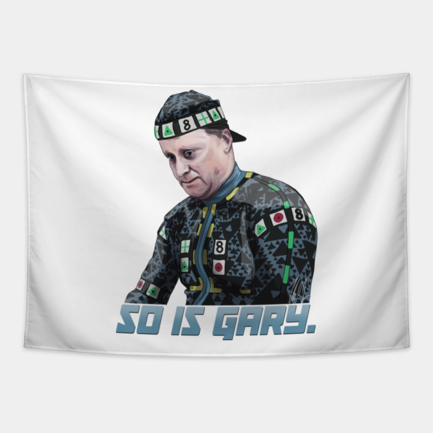 Robot #4: So Is Gary Tapestry by 51Deesigns
