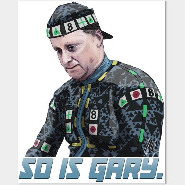 Robot #4: So Is Gary Wall Art by 51Deesigns