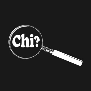 Italian Magnifying Glass “Who?” (Chi?) T-Shirt