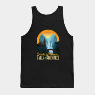 Behold the Stunning Falls of Rivendell • Lord of the Rings • National Parks Tank Top