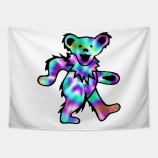 Dancing Grateful Dead Bear Tapestry