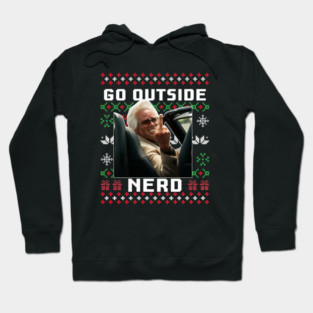 Baby Billy Go Outside Nerd Funny christmas Hoodie