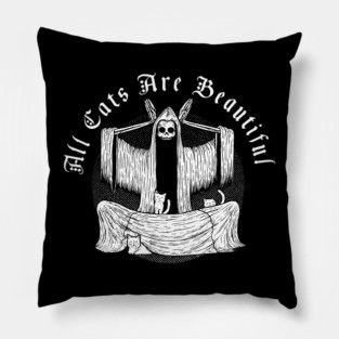 All Cats Are Beautiful Pillow