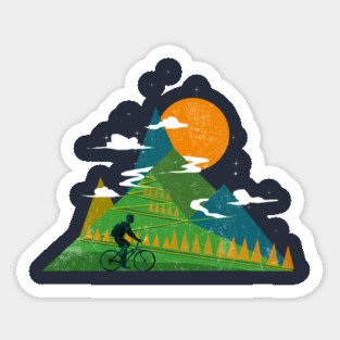 mountain bike Sticker