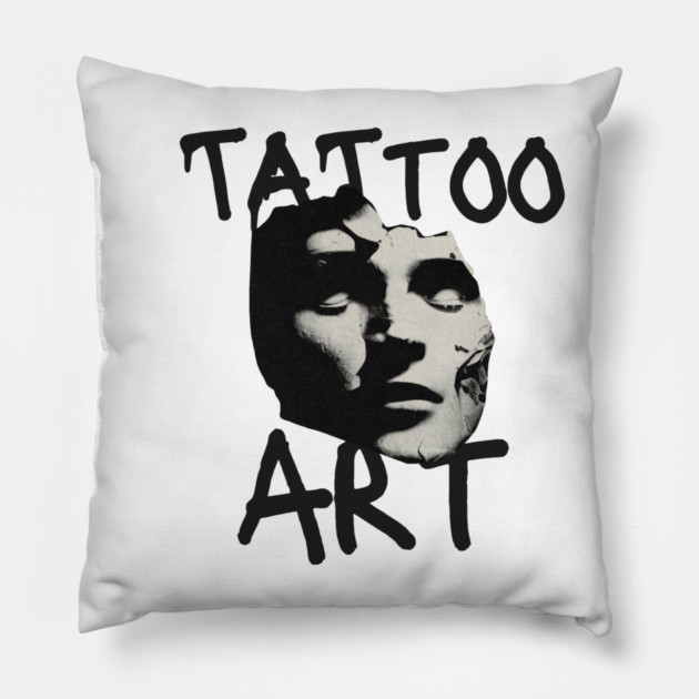 Tattoo Art Pillow by Demian Stipatio