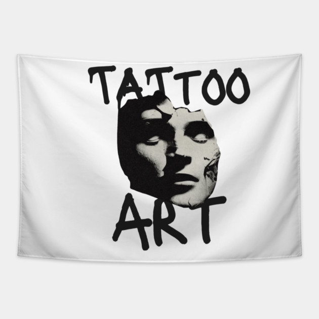 Tattoo Art Tapestry by Demian Stipatio