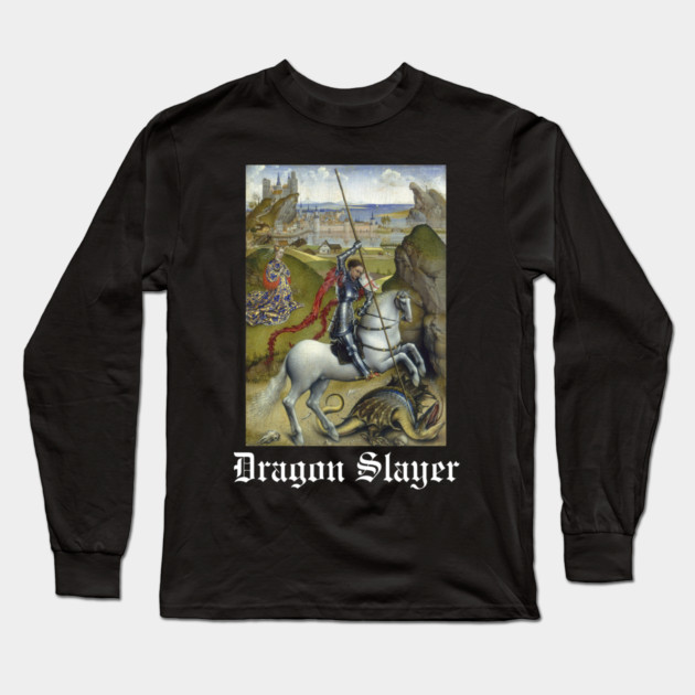Dragon Slayer Long Sleeve T-Shirt by Demian Stipatio