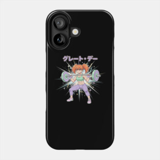Anime Gym Girl -  Japanese Aesthetic ( Glute Day ) Phone Case