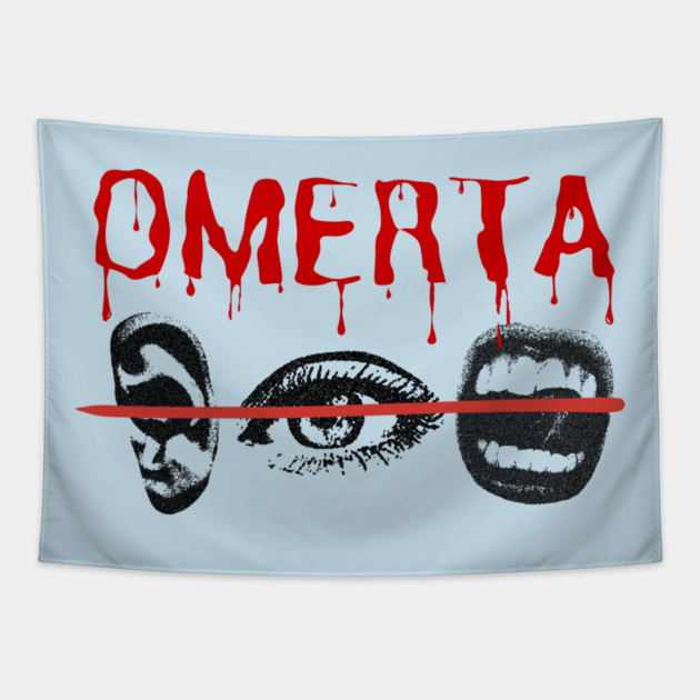 Omerta Tapestry by Demian Stipatio