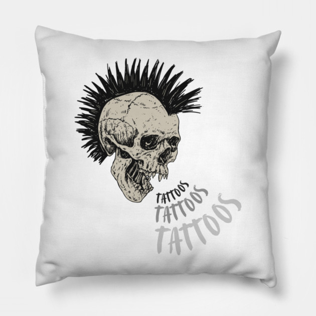 Tattoos Pillow by Demian Stipatio