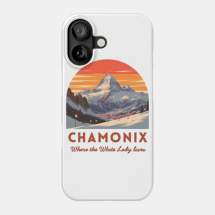Chamonix, French Alps Winter Sports Souvenir Phone Case