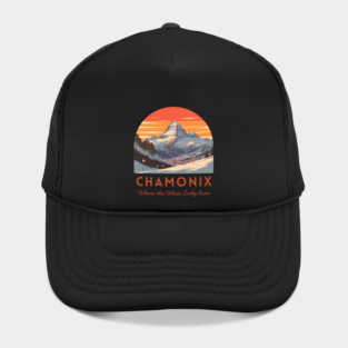 Chamonix, French Alps Winter Sports Souvenir Hat