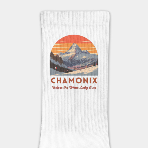 Chamonix, French Alps Winter Sports Souvenir by Art2Wear