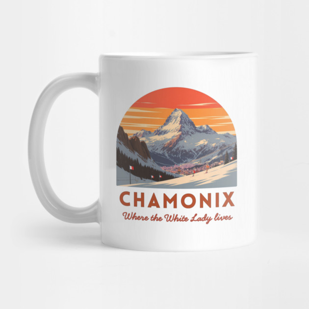 Chamonix, French Alps Winter Sports Souvenir by Art2Wear