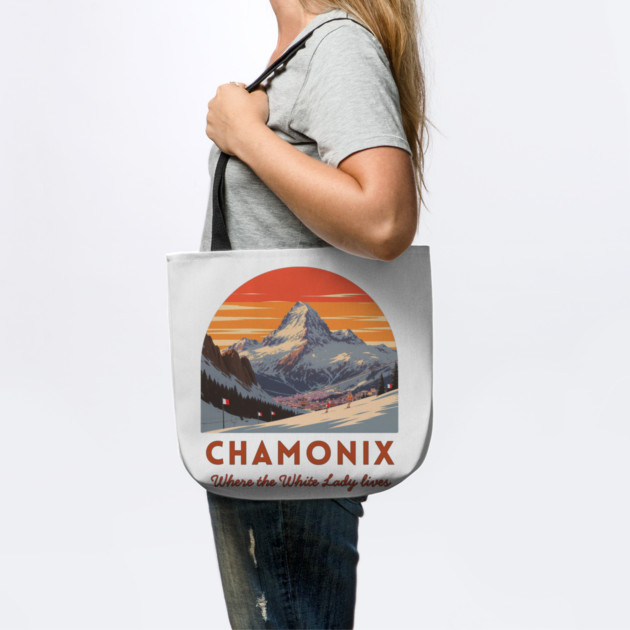 Chamonix, French Alps Winter Sports Souvenir by Art2Wear