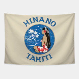 vintage hinano beer tahiti Tapestry