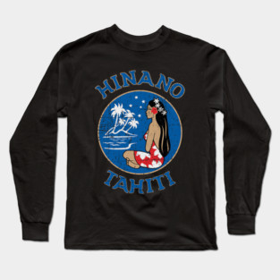 vintage hinano beer tahiti Long Sleeve T-Shirt