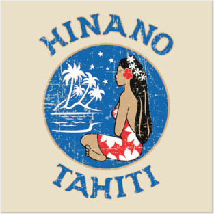 vintage hinano beer tahiti Posters and Art
