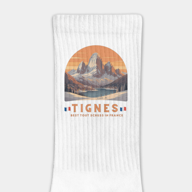 Val d'Isère Tout Schuss French Alps Skiing Holiday by Art2Wear